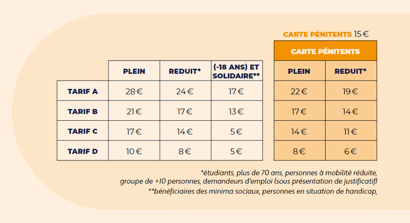 Tarifs